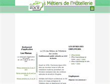 Tablet Screenshot of cfa-hotellerie-dax.org